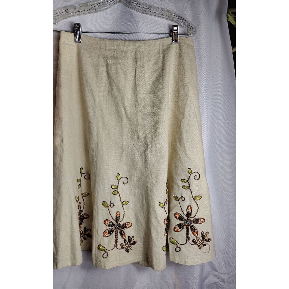 Willi Smith linen skirt 